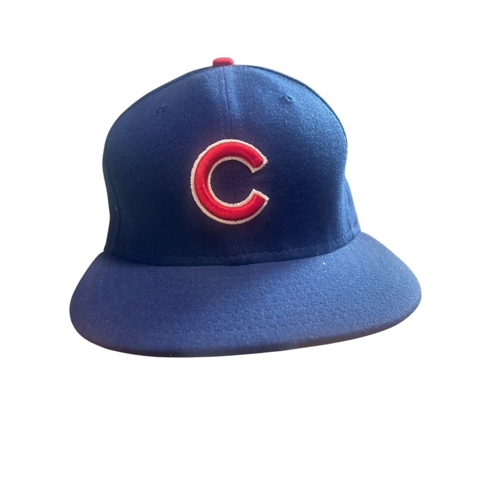 Chicago Cubs New Era 59Fifty Fitted 7 3/8 Hat Cap Adults MLB Baseball Blue
